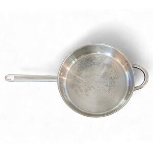 Wolfgang Puck 11" Cafe Collection Large 18-10 Stainless Steel Skillet